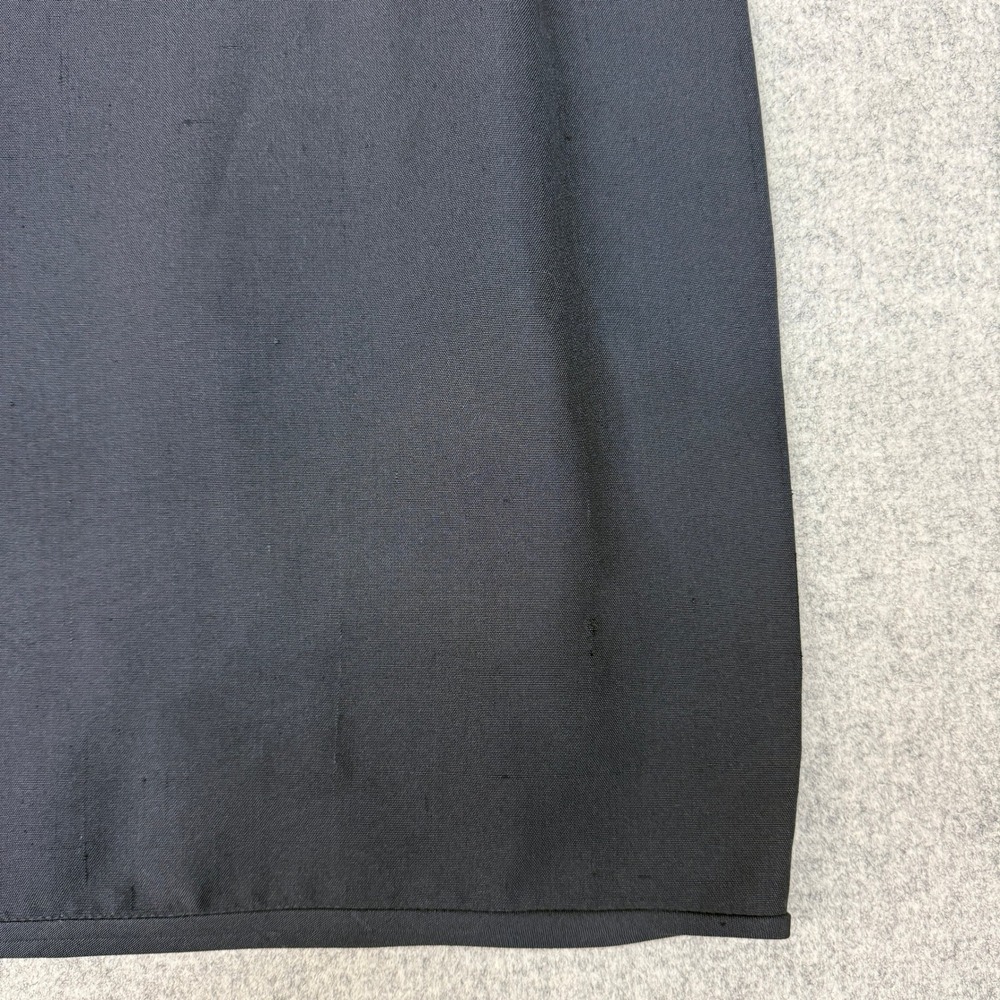 Emanuel Ungaro Parallele Paris Silk Wrap Skirt IT 44 US 8 Navy Blue Vintage Ital - Picture 9 of 11